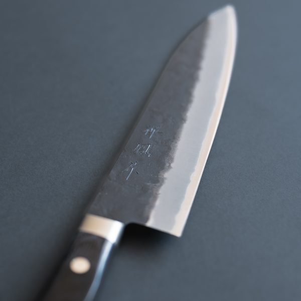 Cuchillo Japones Gyuto Zen-pou Negro Acero Aogami Super 210mm