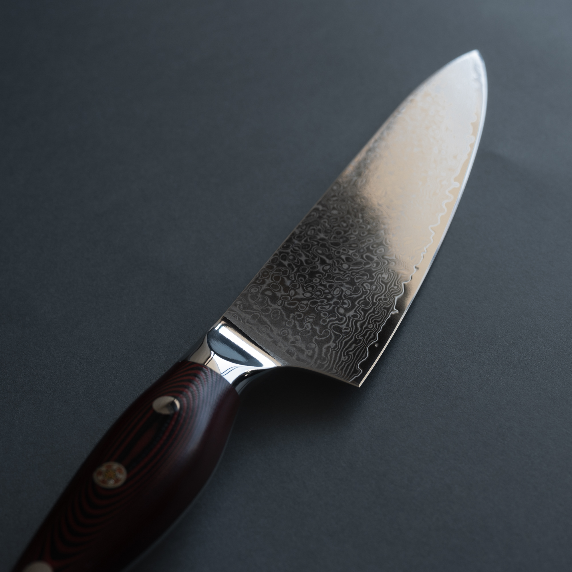 Cuchillo Profesional Gyuto / Chef Damasco 200mm Mango G10 - Te lo