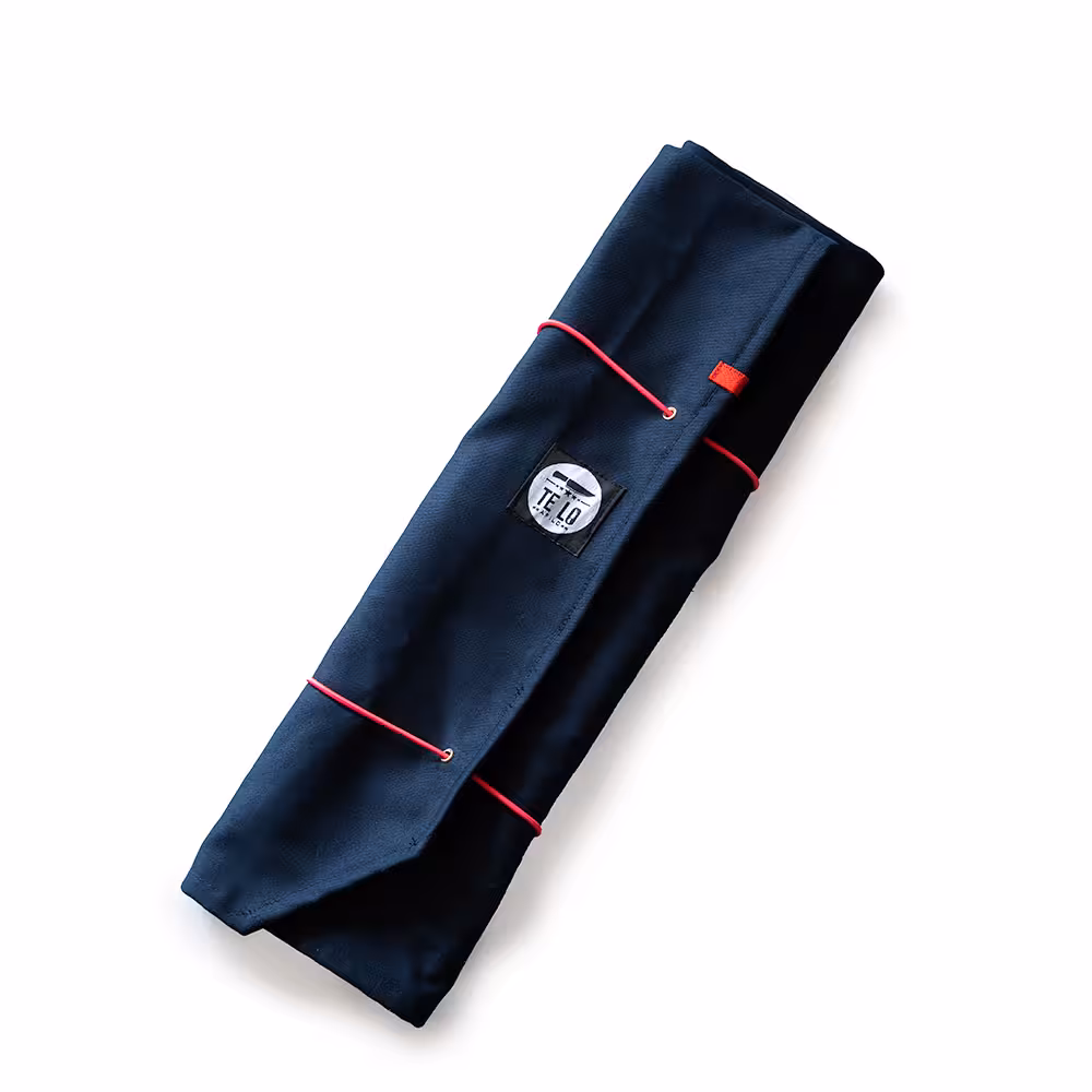 Estuche Knife Roll — Porta 6 cuchillos (Azul / Mandala) - Edición Limitada