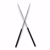 Palillos de cocina japoneses de acero inoxidable
