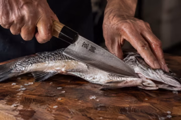 cuchillo deba japones