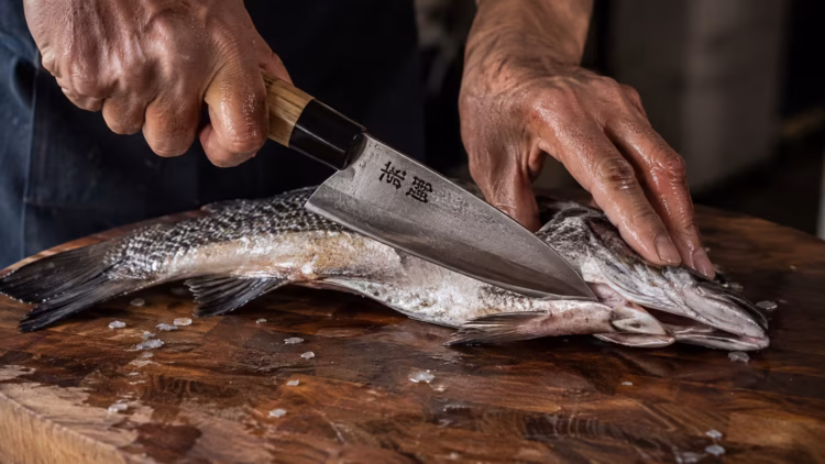 cuchillo deba japones